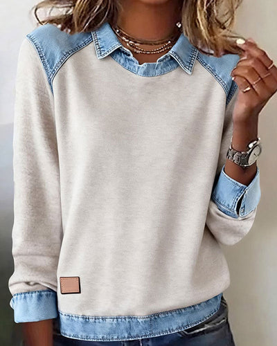 Trendy Long Sleeve Button-Up Shirt