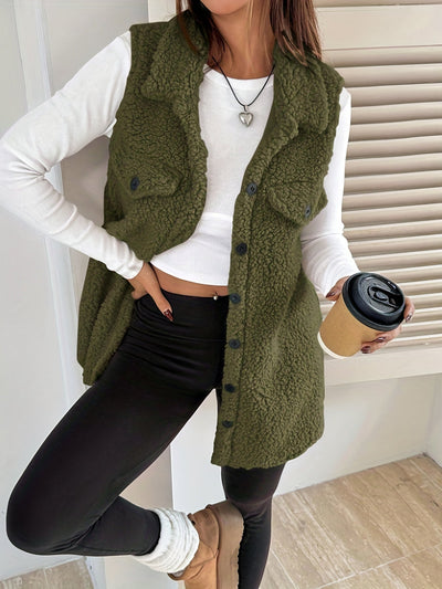 AURA | Elegant Wool Sleeveless Vest