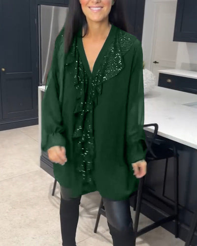 Ruffled Blouse with Elegant Style