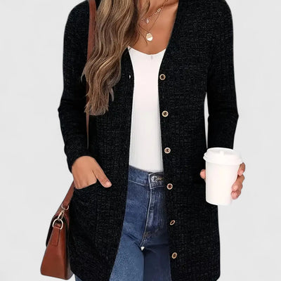 Lindsey - Comfortable V-Neck Cardigan