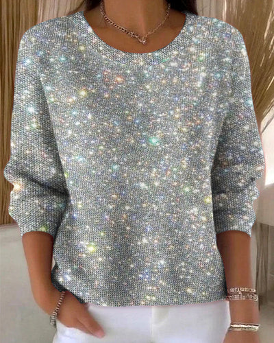 Casual Round Neck Sweatshirt