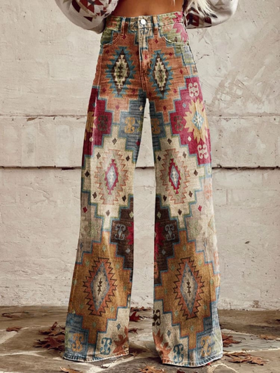 Retro Wide Leg Pants "Jean"
