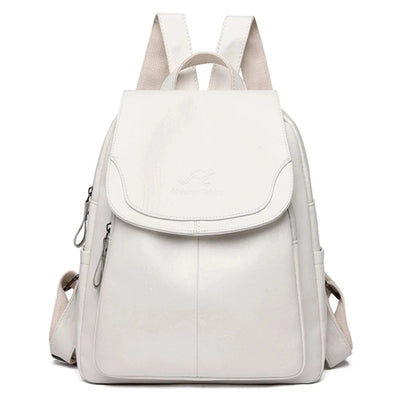 Mila | Chic and Lightweight Backpack in Soft White