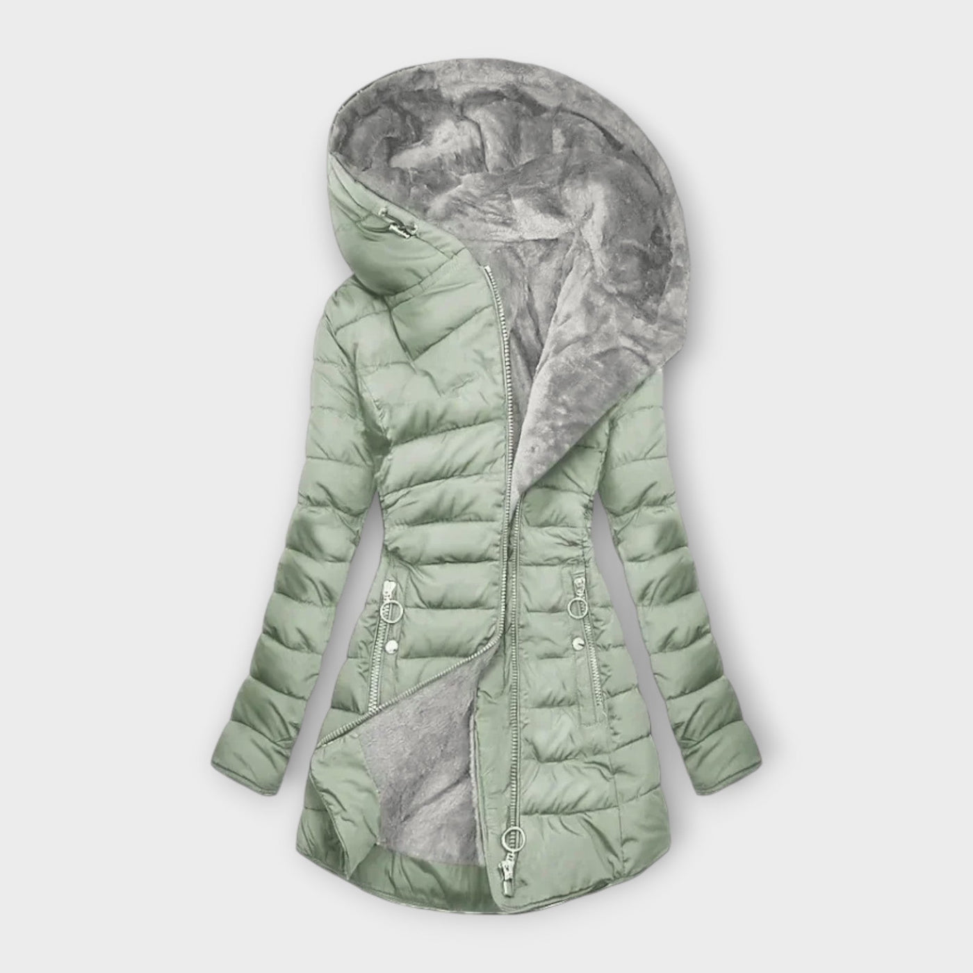 BEATRICE™ | WARM WINTER COAT WITH ECO FUR LINING