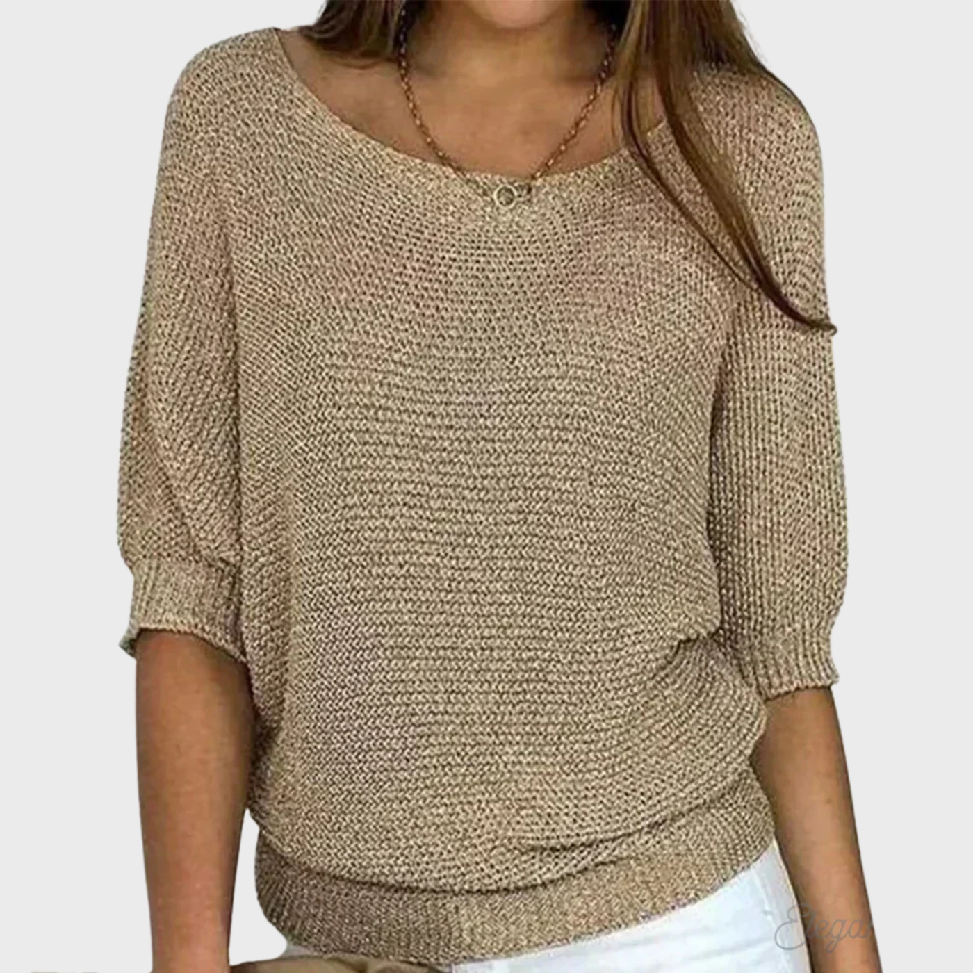 Natalie – Cozy Sweater with Round Neck