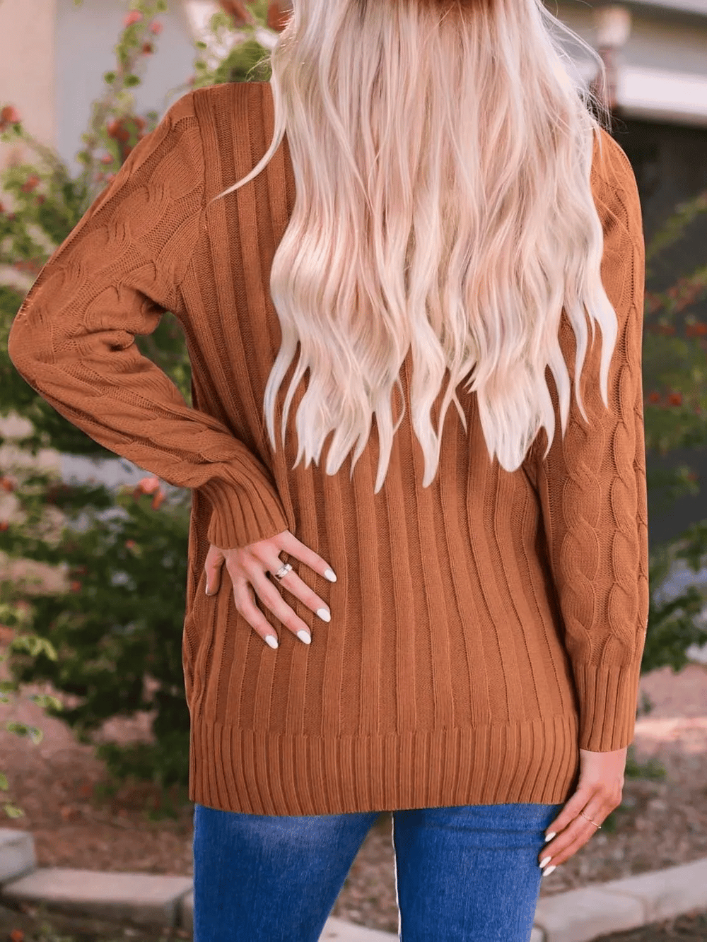MARZENA | Cozy Cable Knit Cardigan
