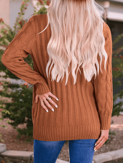 MARZENA | Cozy Cable Knit Cardigan