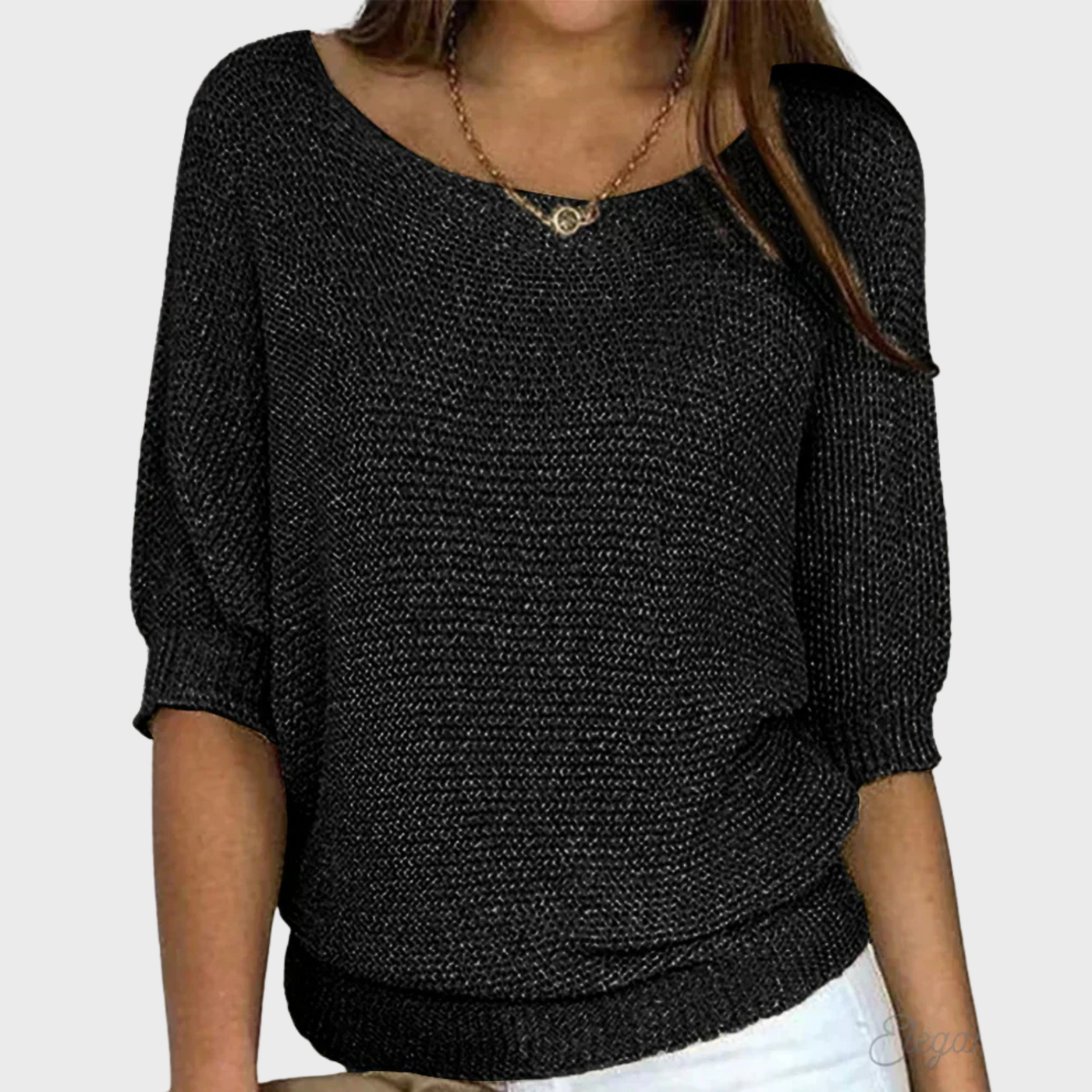 Natalie – Cozy Sweater with Round Neck
