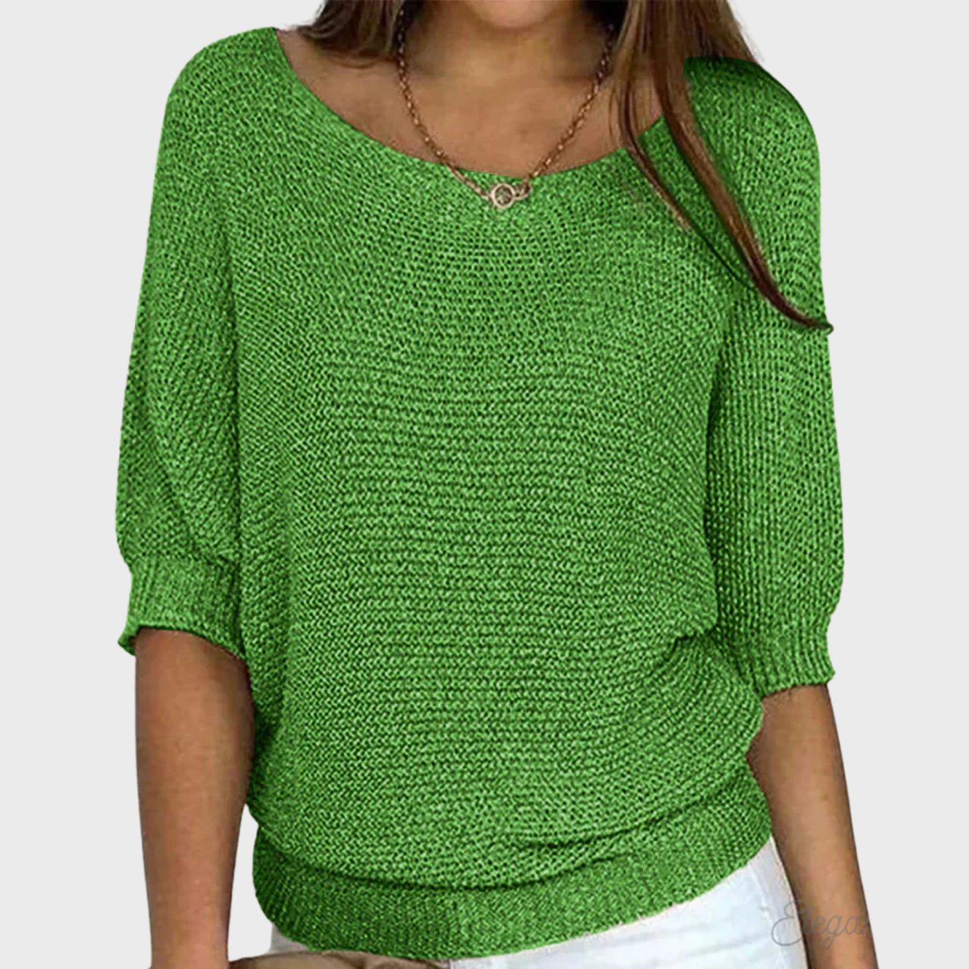 Natalie – Cozy Sweater with Round Neck