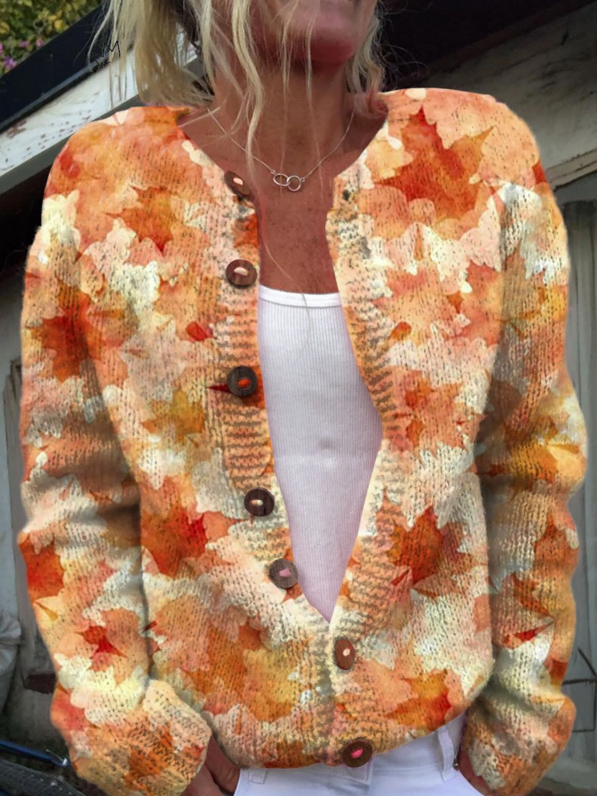 Aisling - Autumn Leaves Cardigan