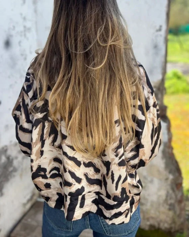 DARALA | Stylish Bomber Print Jacket