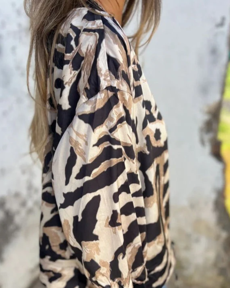 DARALA | Stylish Bomber Print Jacket