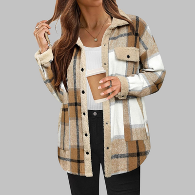 Zeny | Classic Long Sleeve Button Down Jacket