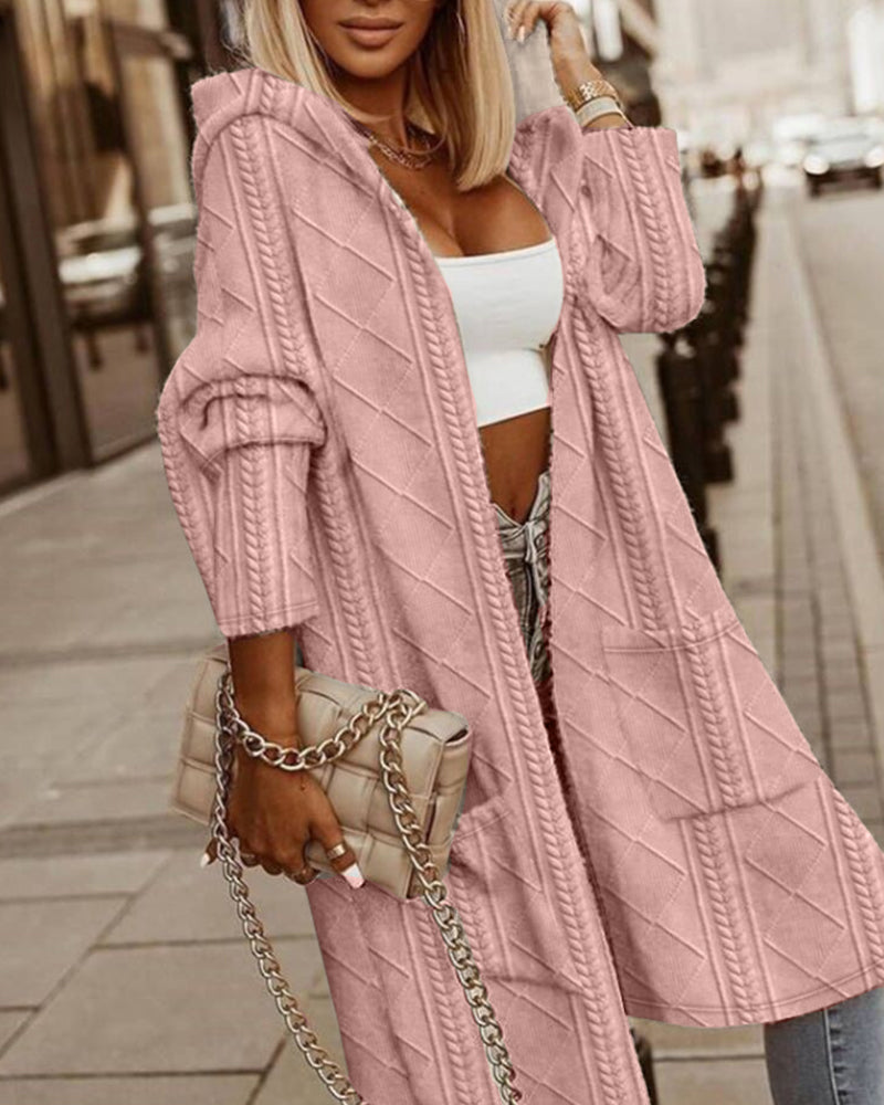 Mona Lisa - Long Hooded Cardigan