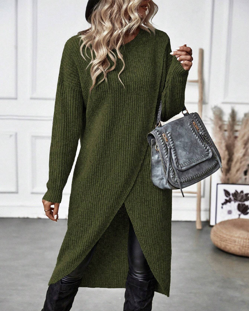IGGY | Stylish Cotton Blend Sweater Dress