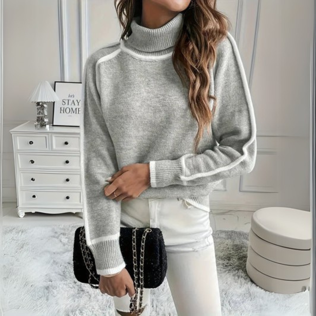 AURORA | Elegant Sweater with Turtleneck