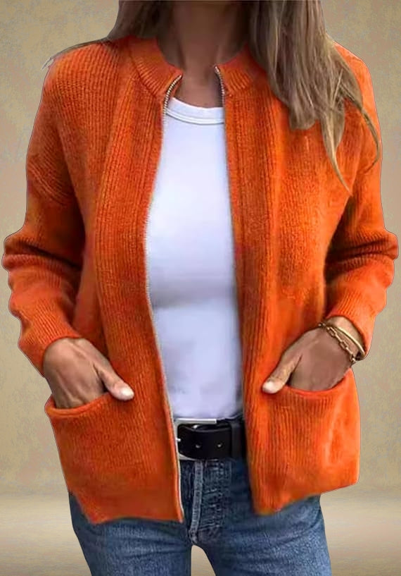 ZOYA | Autumn Zipper Cardigan