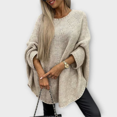 Stylish Women's Sweater with Round Neckline