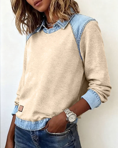 Trendy Long Sleeve Button-Up Shirt