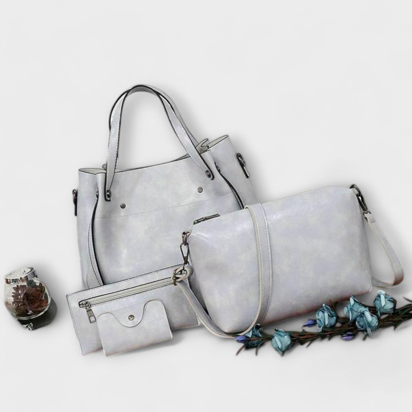 Azura - 4-Piece Vintage Bag Set