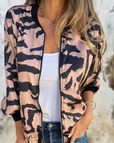 DARALA | Stylish Bomber Print Jacket