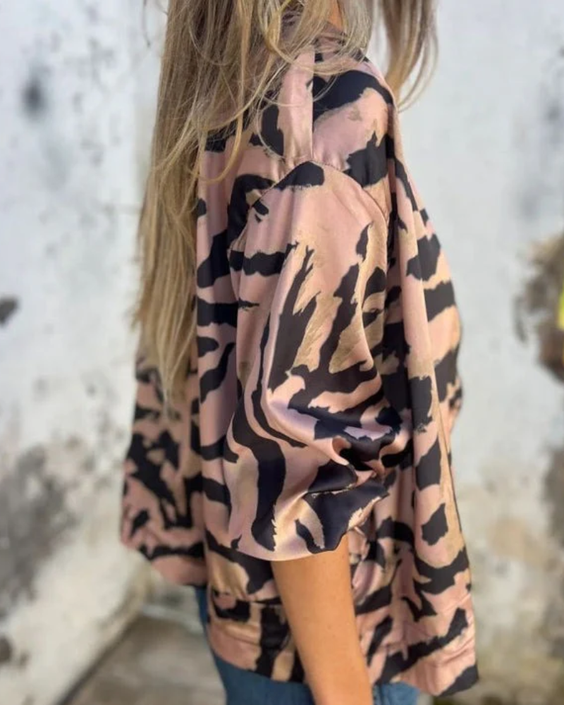 DARALA | Stylish Bomber Print Jacket