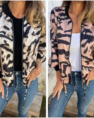 DARALA | Stylish Bomber Print Jacket