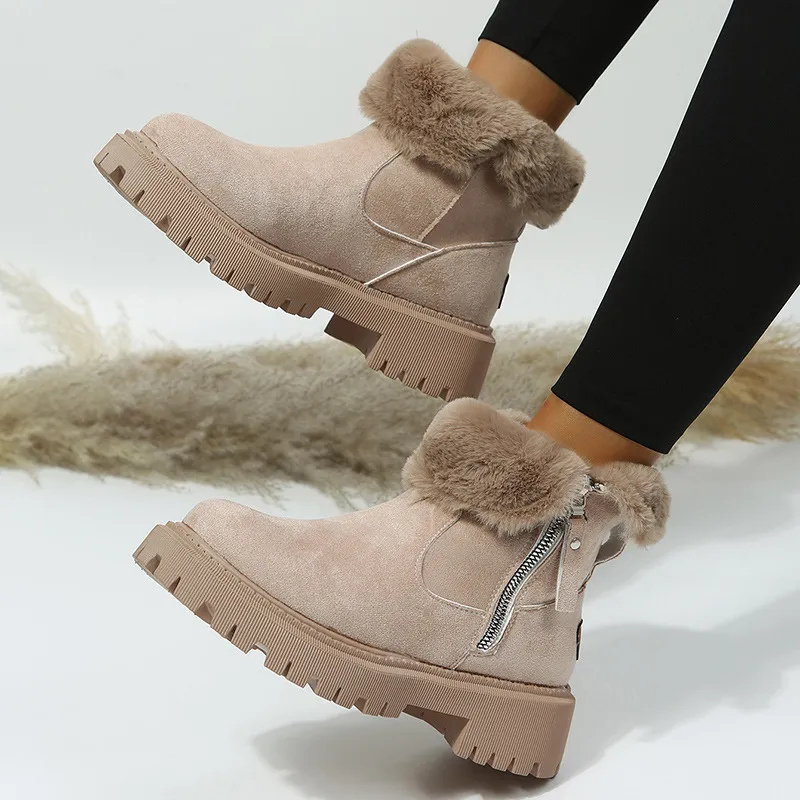 AUBREY™ | Faux Fur Winter Boots
