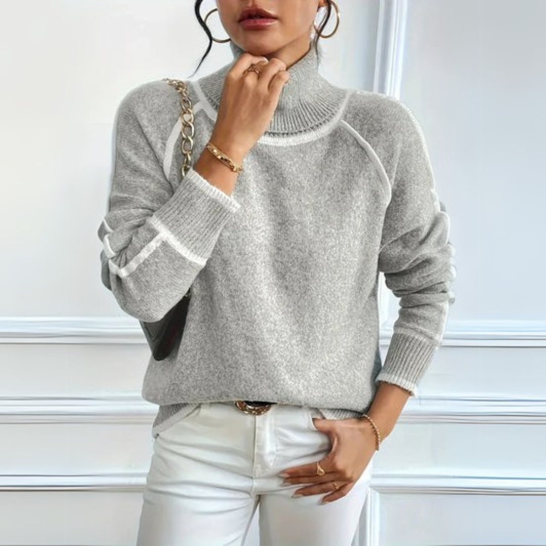 AURORA | Elegant Sweater with Turtleneck