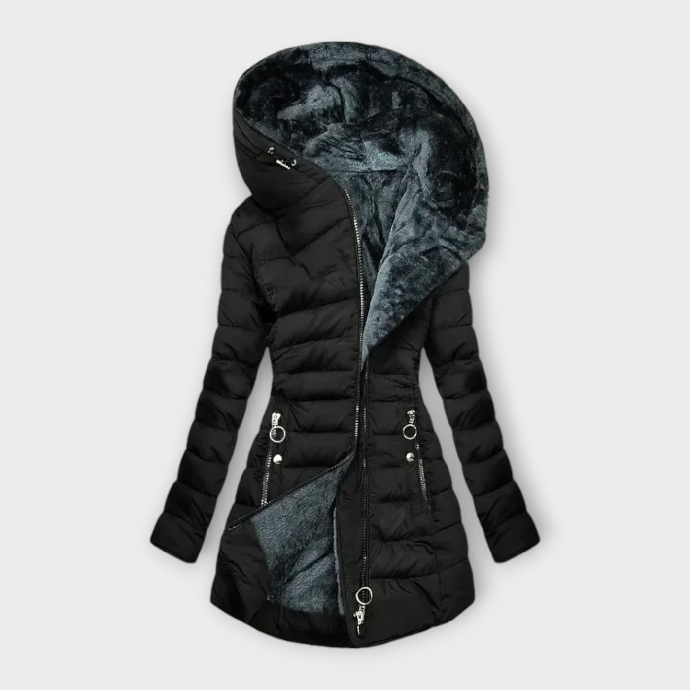 BEATRICE™ | WARM WINTER COAT WITH ECO FUR LINING