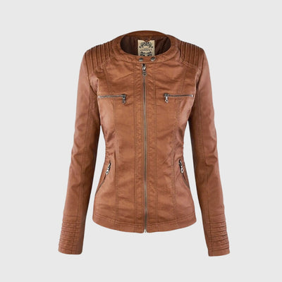 Karoline – Elegant and Unique Leather Jacket