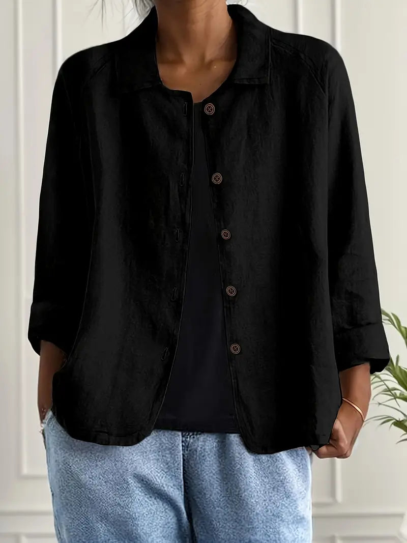 Marilla | Light shirt jacket in a linen blend
