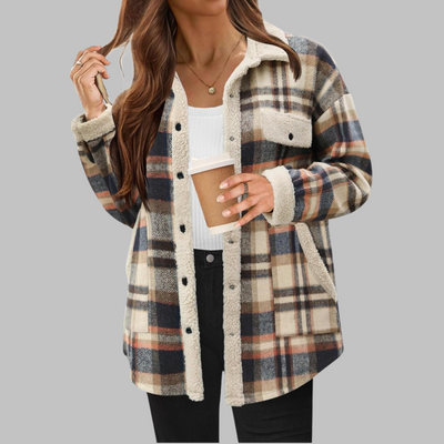 Zeny | Classic Long Sleeve Button Down Jacket