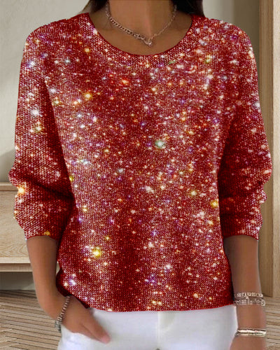 Casual Round Neck Sweatshirt