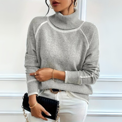 AURORA | Elegant Sweater with Turtleneck