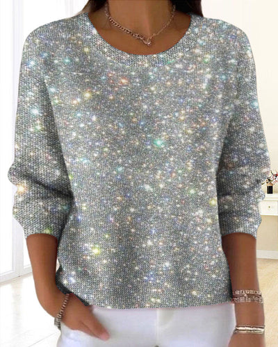 Casual Round Neck Sweatshirt