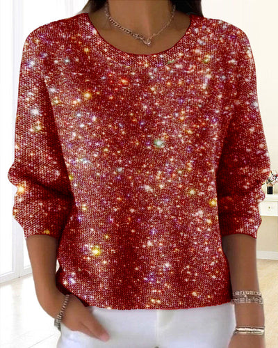 Casual Round Neck Sweatshirt