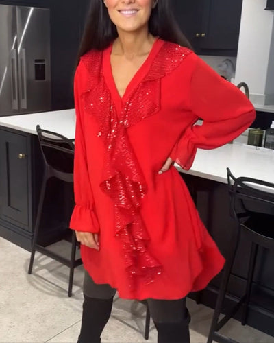 Ruffled Blouse with Elegant Style