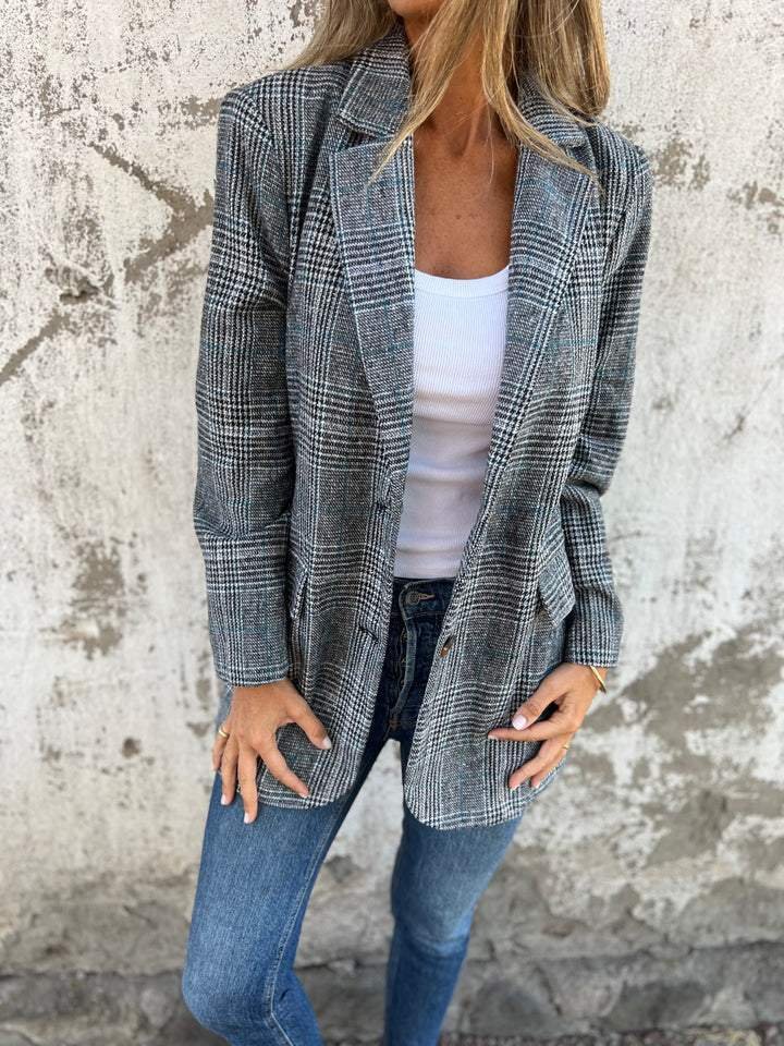 VIVI | Stylish Checked Blazer