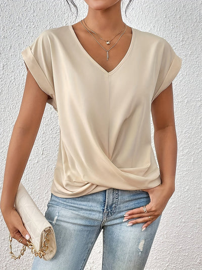 ANA | Elegant Casual Blouse with V-Neck