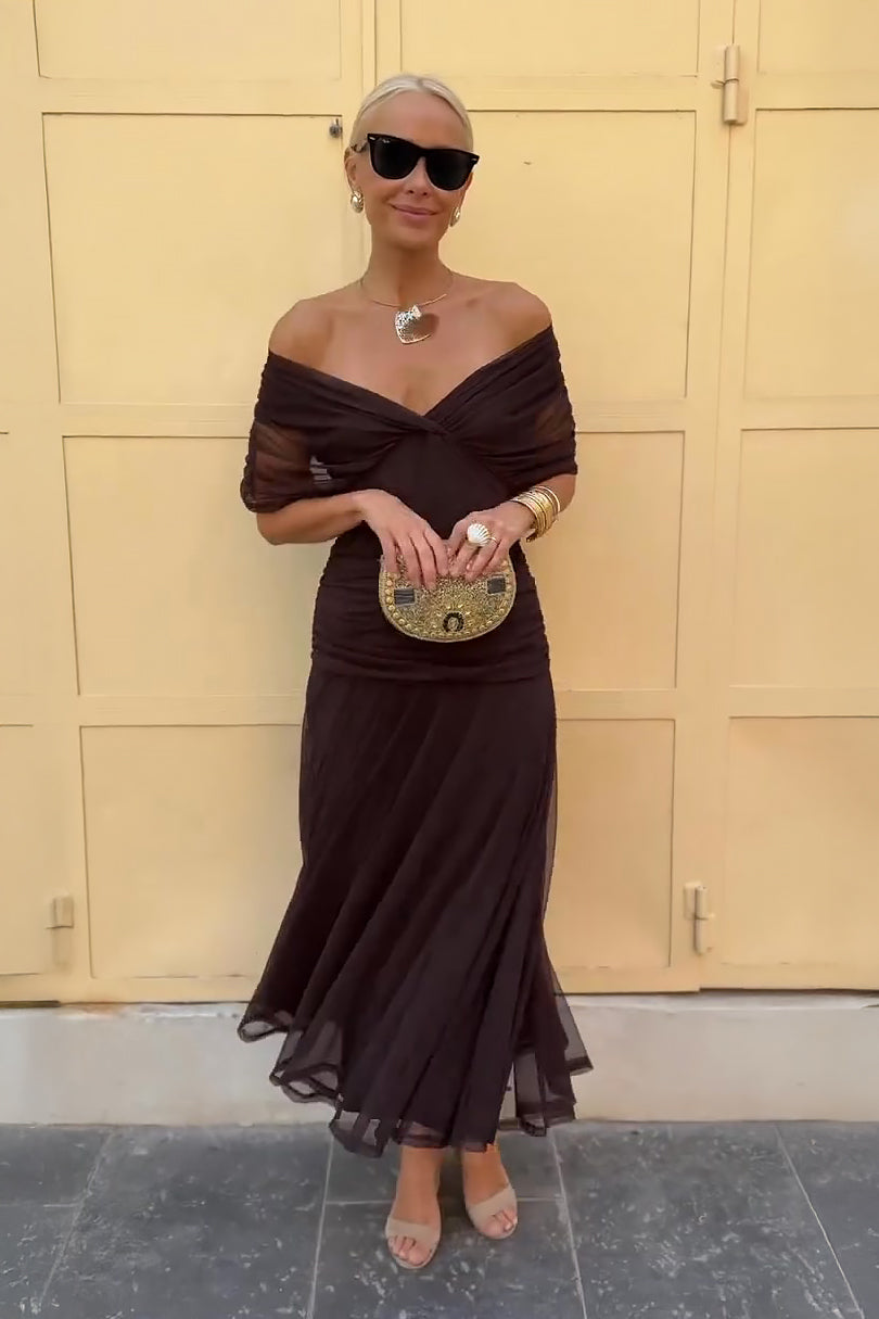 PRISCILLA | Tulle Maxi Dress