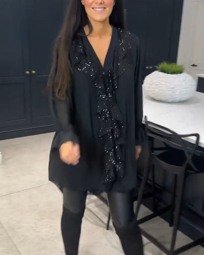 Ruffled Blouse with Elegant Style