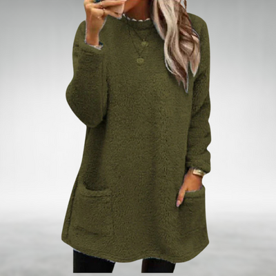 Nora | Fleece Sweater with Pockets