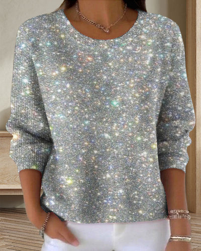 Casual Round Neck Sweatshirt