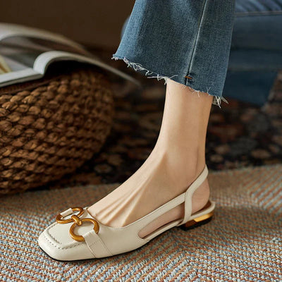 Brenna™ | Leather Orthopedic Buckle Sandals