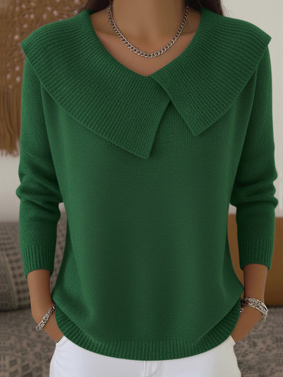 Cristina | Women's Christmas Sweater with Flap