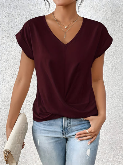 ANA | Elegant Casual Blouse with V-Neck