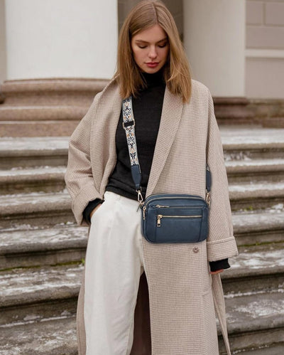 Ivy | Stylish Crossbody Bag with Adjustable Patterned Strap