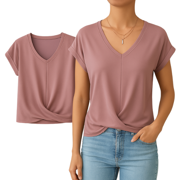 Eva | Casual V-Neck T-Shirt