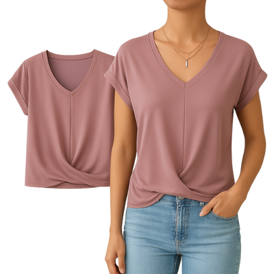 Eva | Casual V-Neck T-Shirt